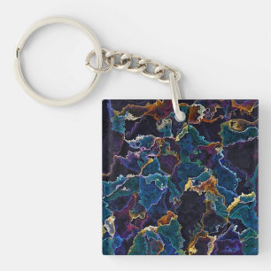 Oil Slick Keychain