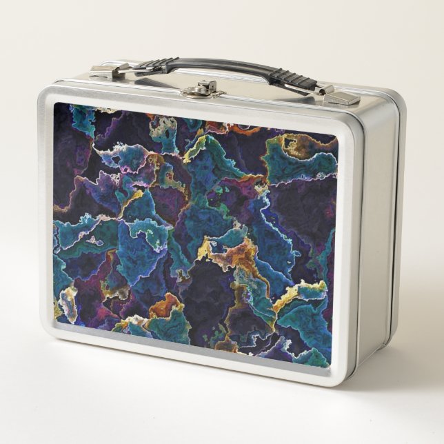 Oil Slick  Metal Lunch Box (Front)