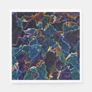 Oil Slick Napkins