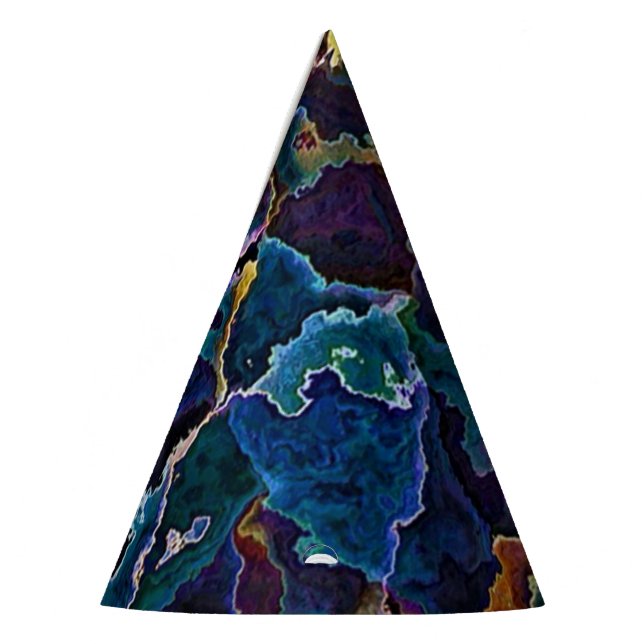 Oil Slick  Party Hat (Left)