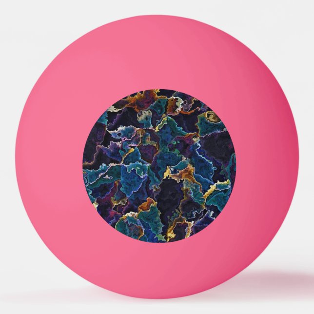 Oil Slick  Ping Pong Ball (Front)