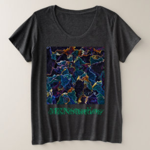 Oil Slick Plus Size T-Shirt