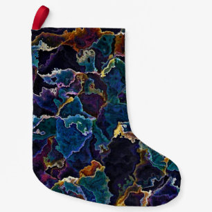 Oil Slick  Small Christmas Stocking