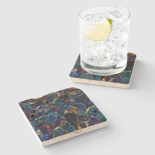 Oil Slick Stone Coaster