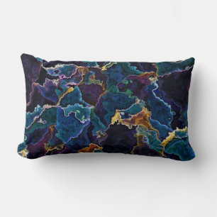 Oil Slick Throw Pillow