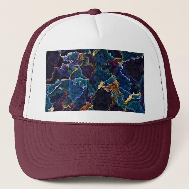 Oil Slick  Trucker Hat (Front)