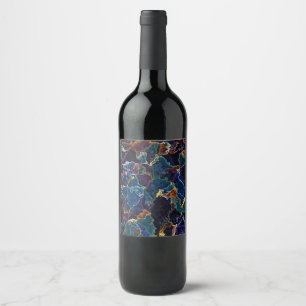Oil Slick Wine Label