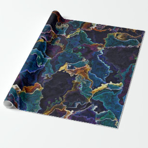 Oil Slick Wrapping Paper