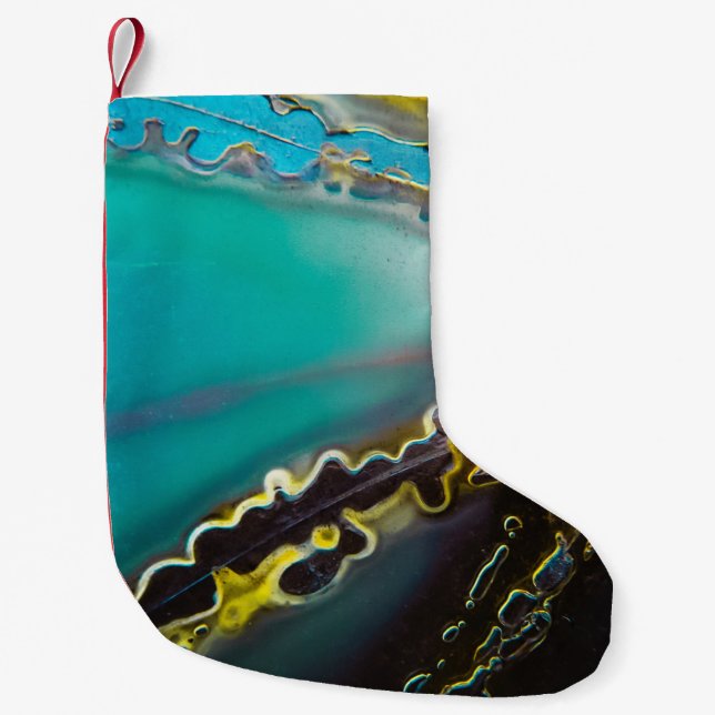Oil Small Christmas Stocking (Front)