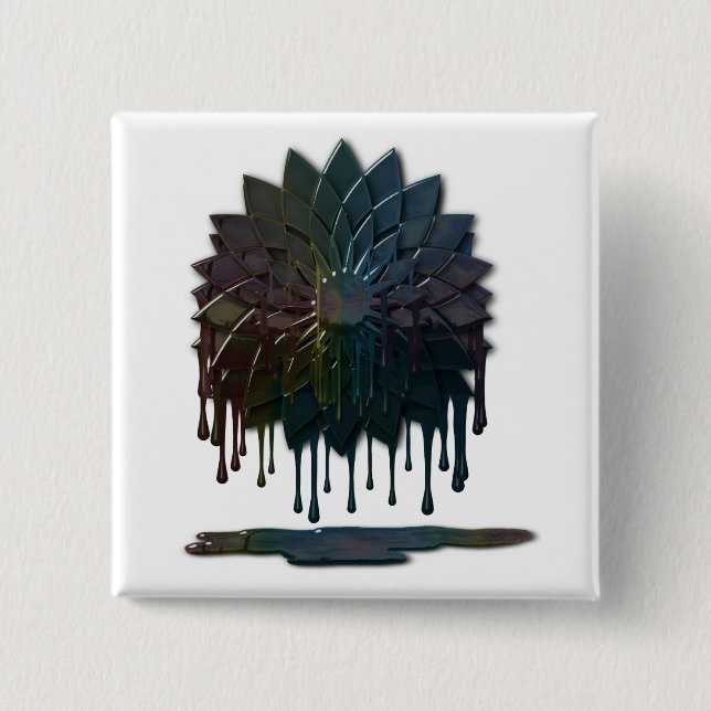 Oil Spill 15 Cm Square Badge (Front)