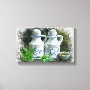 Oil Vinegar Kitchen Art Canvas Picture Decor Paint