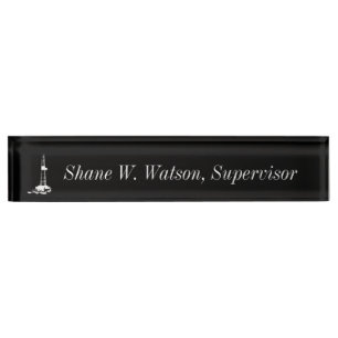 Oilfield Desk/Nameplate Nameplate