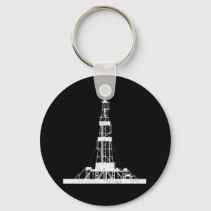 Oilfield Driller Drilling Rig Key Ring