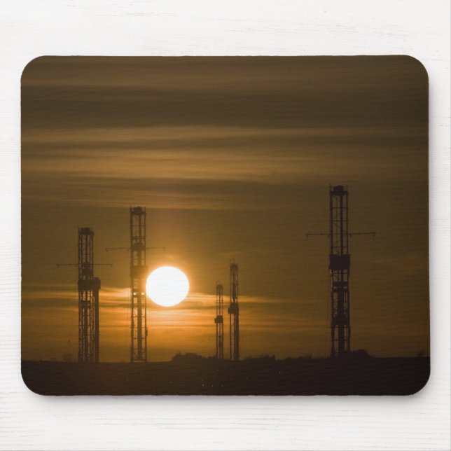 Oilrigs1 Mouse Pad (Front)