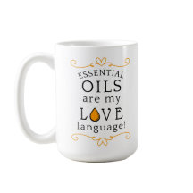 Oils Are My Love Language Coffee Mug Yellow/Gold