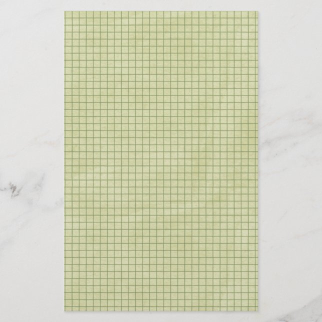 Oilve Green Grid Paper (Front)