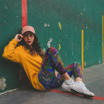 Oily Grunge Ink Leggings<br><div class="desc">Time to bring Grunge to yoga class! Ok, maybe too much energy for yoga, but how about some Grunge aerobics? Now that's a workout! Whatever you choose to do in them, they sure are fun to look at!</div>