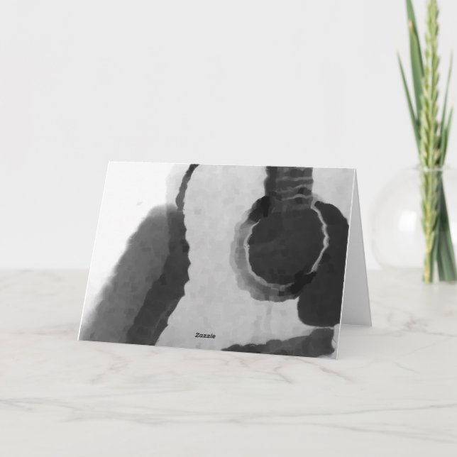 Oily Guitar  Card (Back)