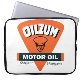 Oilzum Motor Oil vintage sign reproduction Laptop Sleeve