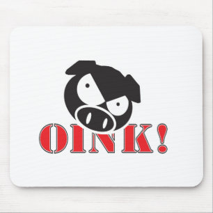 OINK_GraphicReversed Mouse Pad