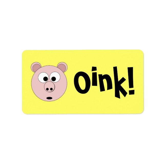 Oink! Label (Front)