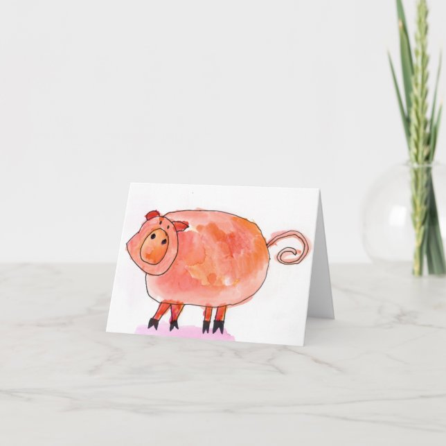 Oink! • Max Kaderabek, Age 8 Card (Front)