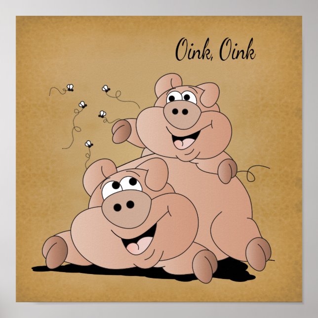 Oink, Oink Little Pig 🐷 Poster (Front)