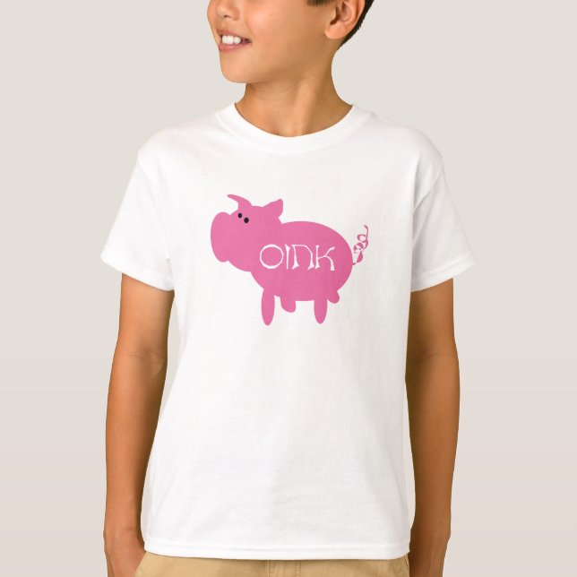 Oink Pink Pig Tshirts and Gifts (Front)