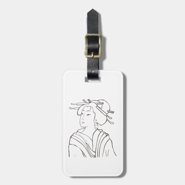 Oiran Luggage Tag (Front Vertical)