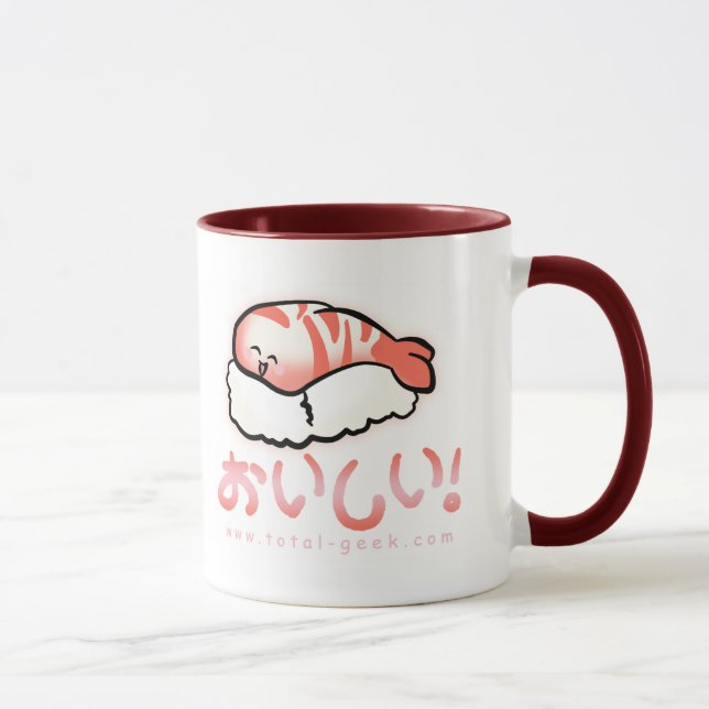 Oishii sushi coffee cup (Right)
