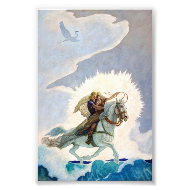 Oisin Rides to the Land of Youth by N. C. Wyeth Photo Print (Front)
