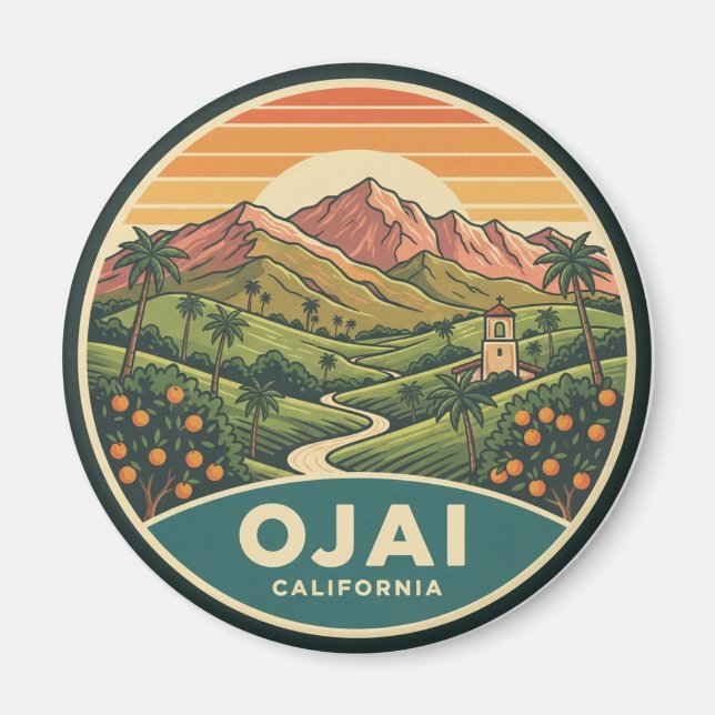 Ojai California Magnet (Front)