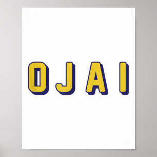 Ojai California On Darks _compressed Poster