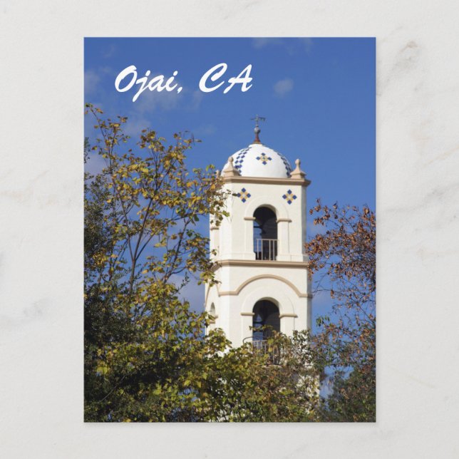 Ojai Post Office Tower Postcard (Front)