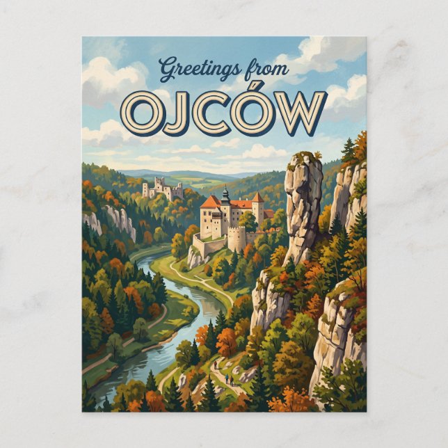 Ojców National Park Poland Postcard (Front)