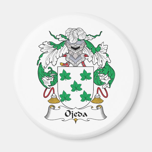 Ojeda Family Crest Magnet (Front)