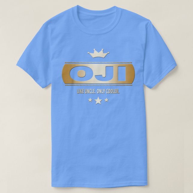 Oji Like Uncle Only Cooler Tee in Japanese  (Design Front)