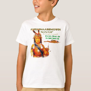 "Ojibwe/Anishinaabemowin- ᐊᓂᔑᓈᐯᒧᐎᓐ" T-Shirt