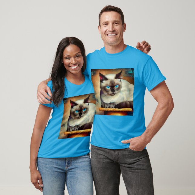 Ojos Azules Cat  T-Shirt (Unisex)