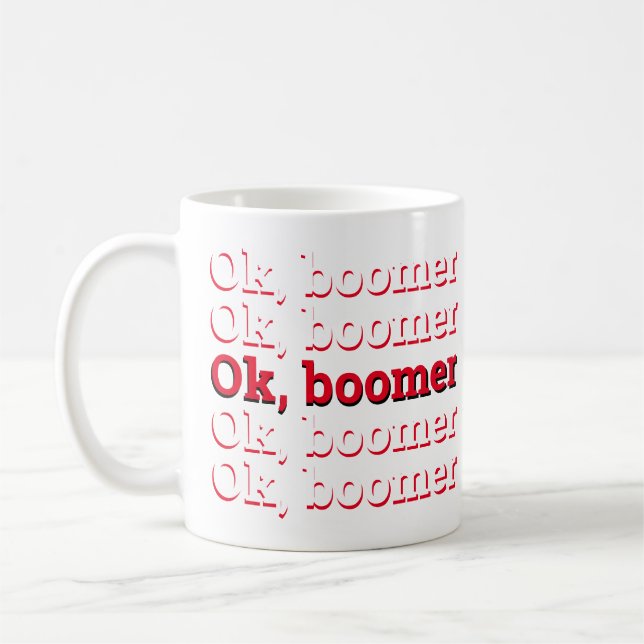 OK Boomer Coffee Mug (Left)