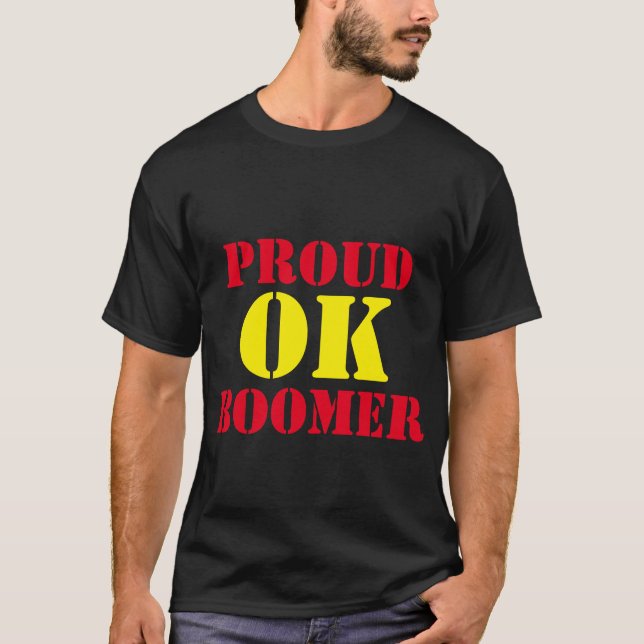 ok boomer pride T-Shirt (Front)
