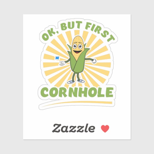 Ok, But First Cornhole - Funny Corn hole Players (Sheet)
