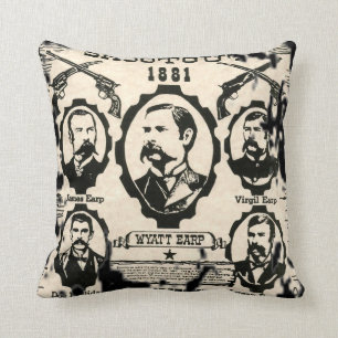 OK Corral Shootout Cushion