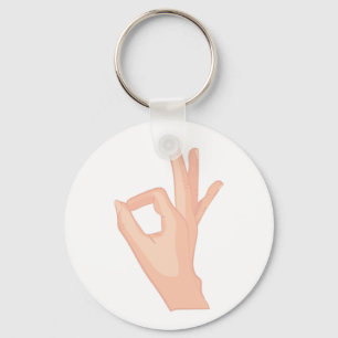 OK Fingers Key Ring