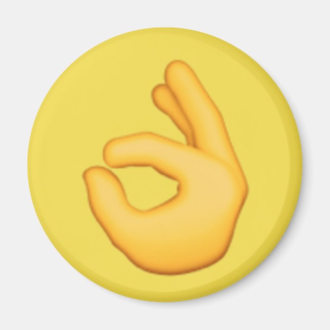 Ok hand Sign Magnet (Front)