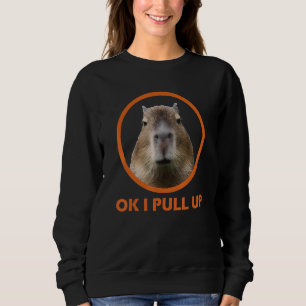 Ok I Pull Up Capybara Meme For Man Woman Sweatshirt