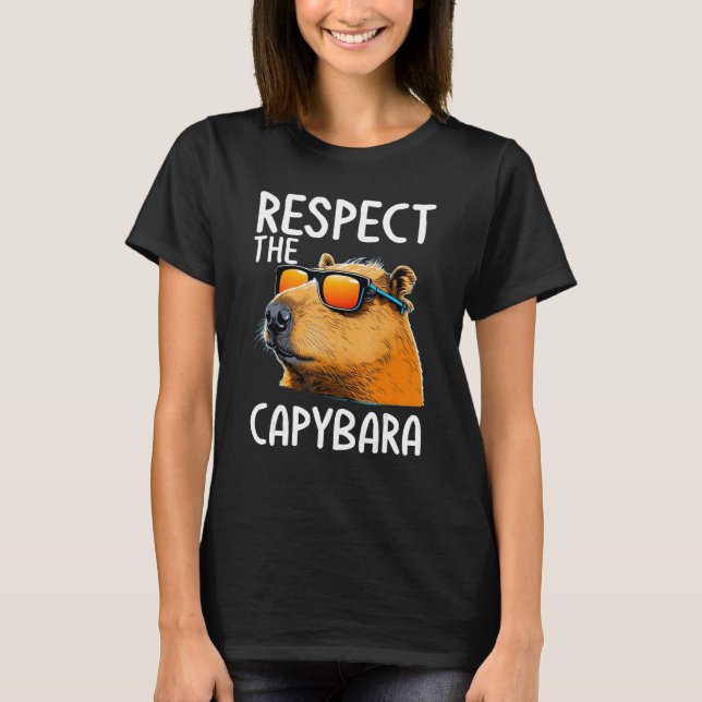 Ok I Pull Up Capybara Shirt Funny Capybara Costume (Front)