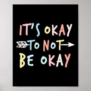Ok Mental Health Suicide Awareness  Poster
