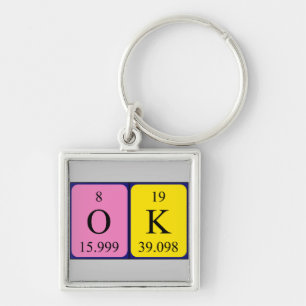 OK periodic table word keyring