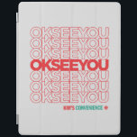 OK SEE YOU - Matthew Fleming iPad Cover<br><div class="desc">Matthew resides with his (Canadian) wife on Olympic Peninsula in the state of Washington. Due to their proximity to Vancouver and Victoria, they have access to CBC television and radio, and have been a huge fan of Kim’s Convenience since it was first advertised on tv. Matthew started creating fan art...</div>